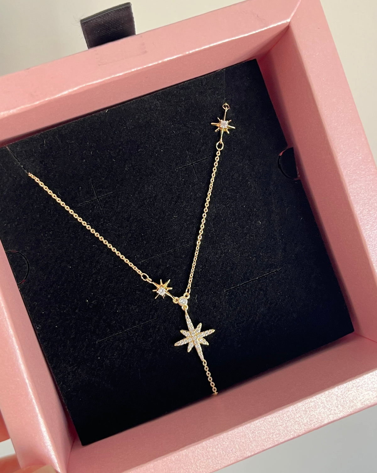 Starburst Drop Necklace