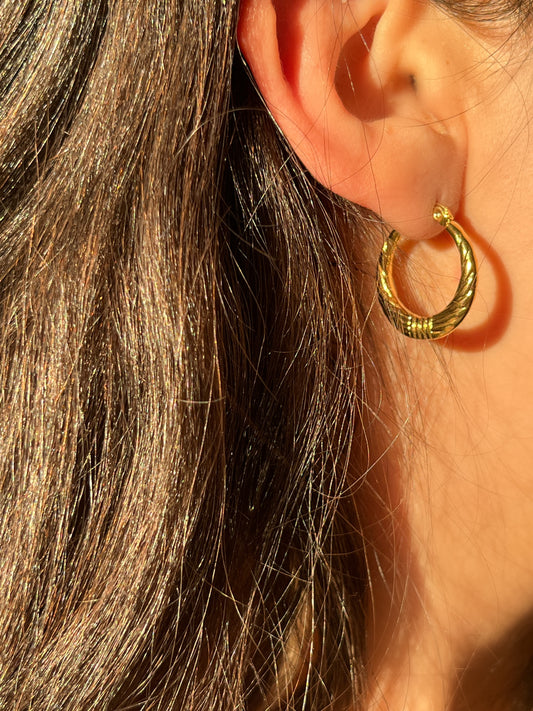 Gold Hoop Earrings