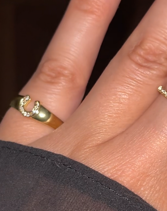 Horseshoe Pinky Ring