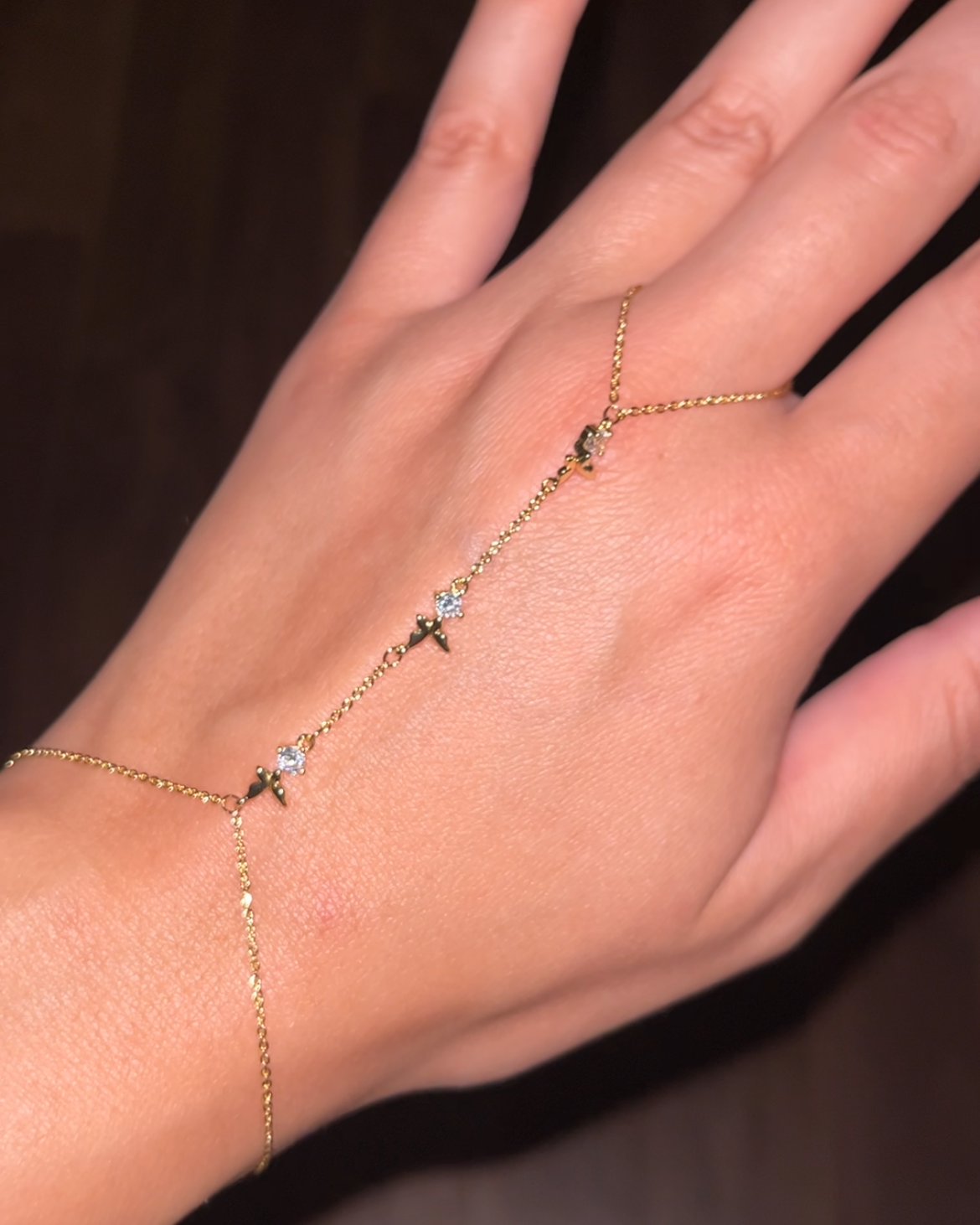 Mini Butterfly Hand Chain