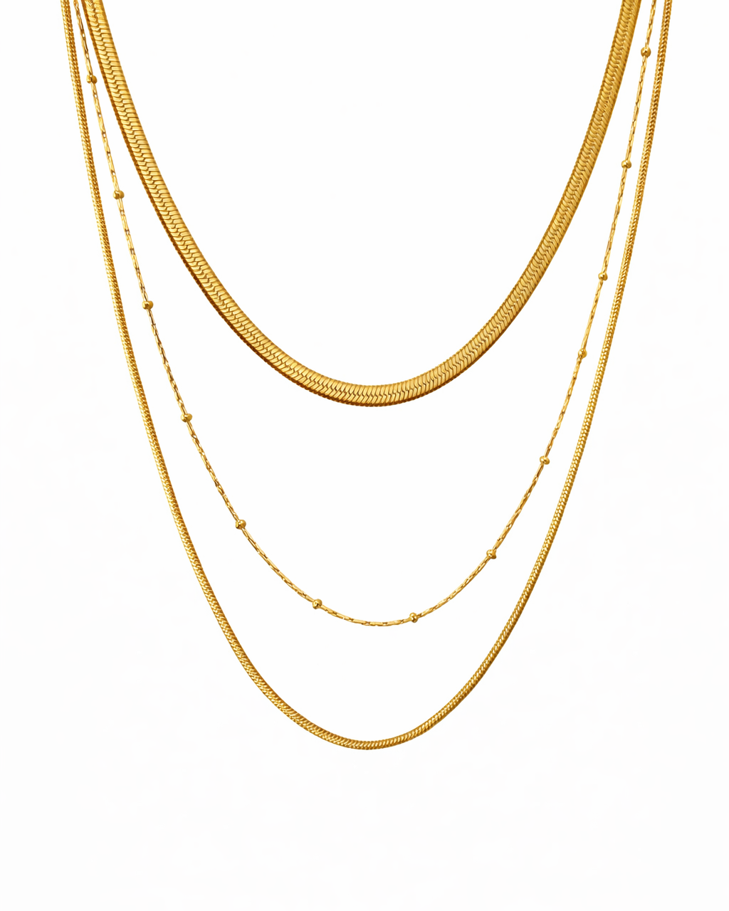 Luna Layered Gold Necklace