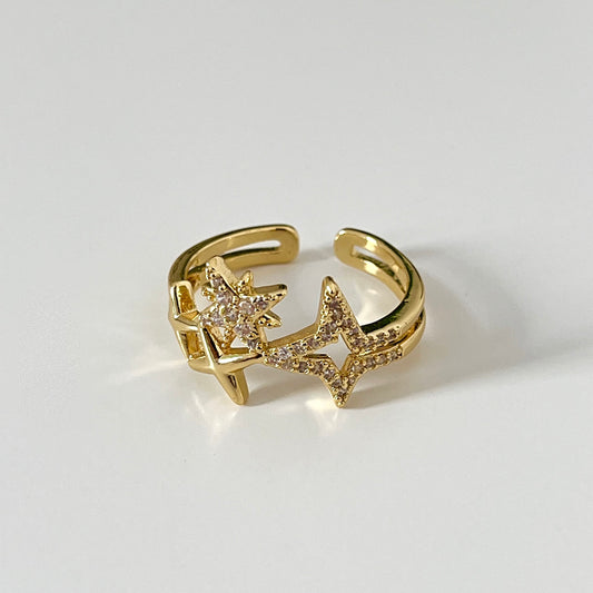 Starry night ring