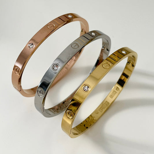 Cartier love bracelet with Zircon