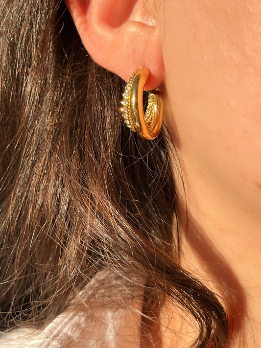 Dazzle Hoop Earrings