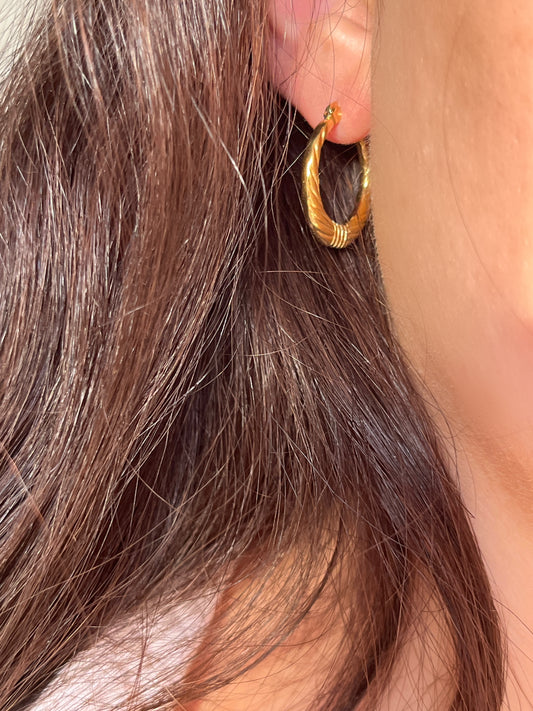 Gold Hoop Earrings