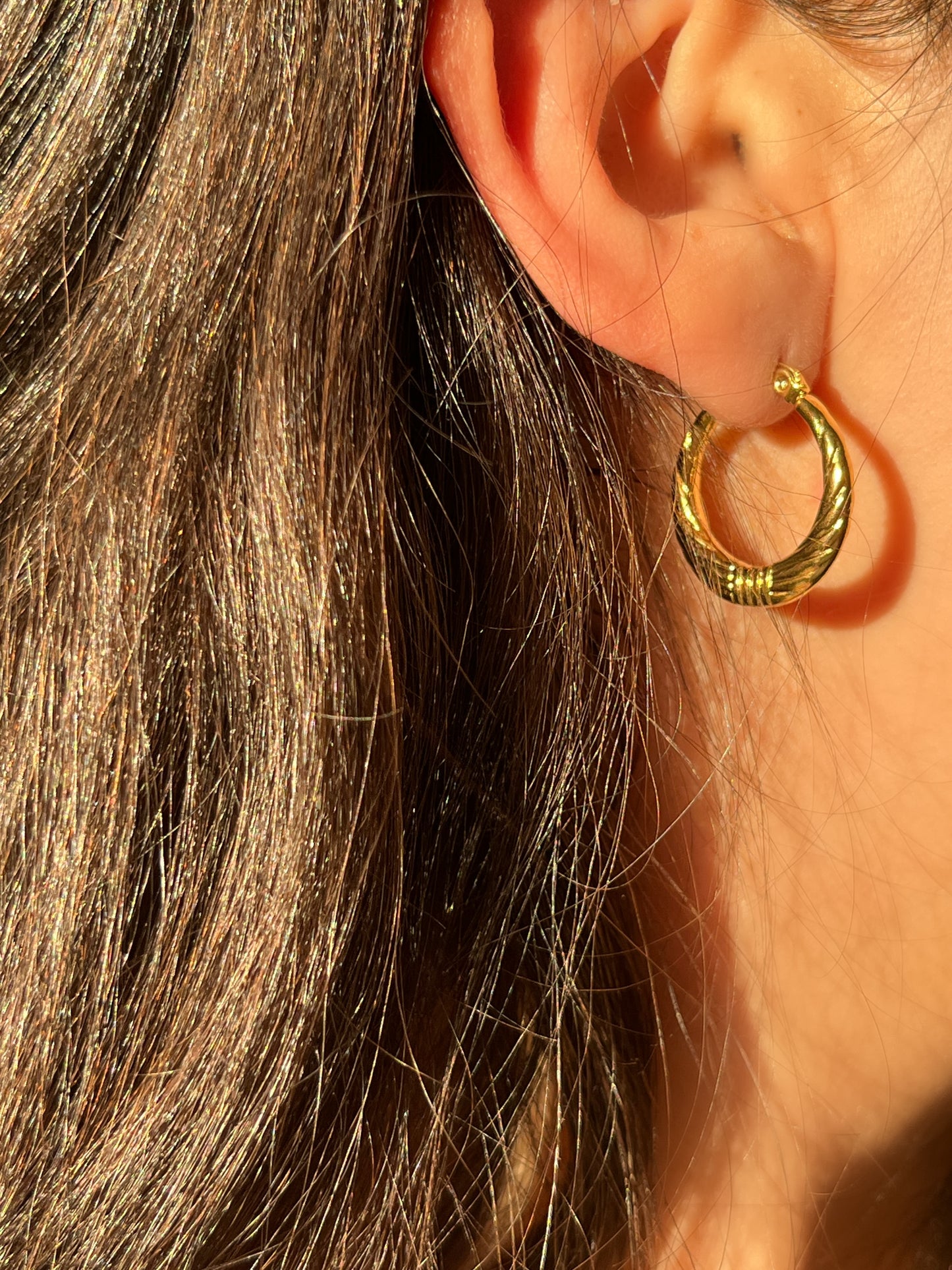 Gold Hoop Earrings